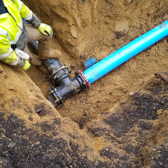Installing pipe